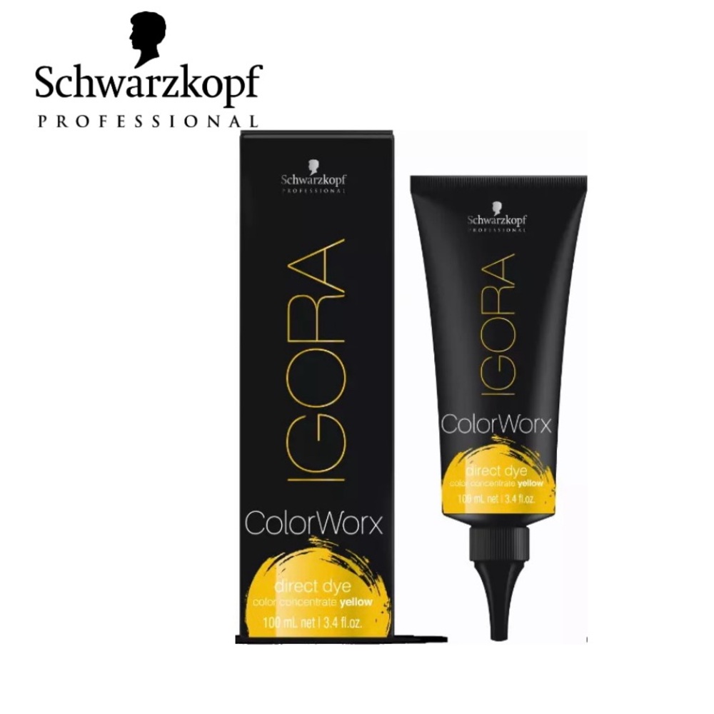 Schwarzkopf IGORA ColorWorx Direct Dye (Color Concentrate) Direct Dye Yellow NWT